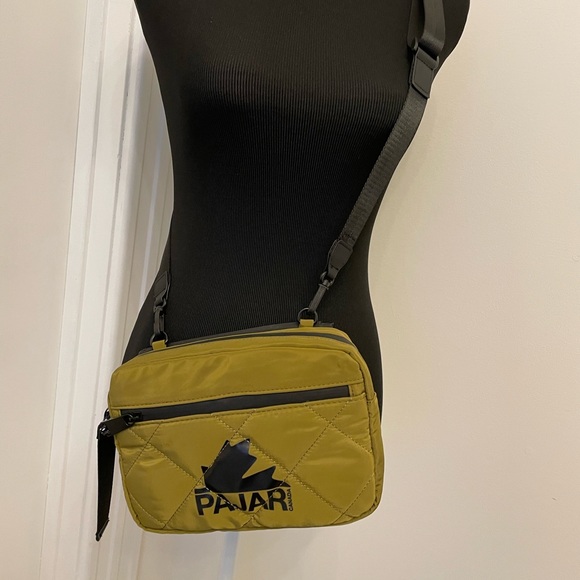 Pajar Bags Pajar 2 In Backpack Crossbody Bag Purse Quilted Green